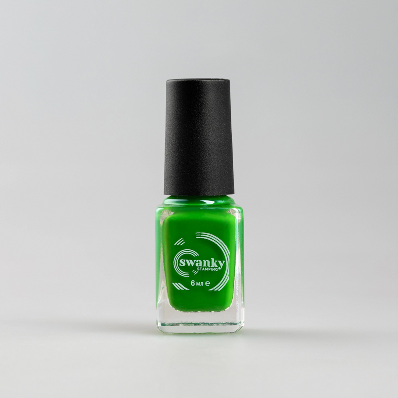 green nail polish for stamping plates