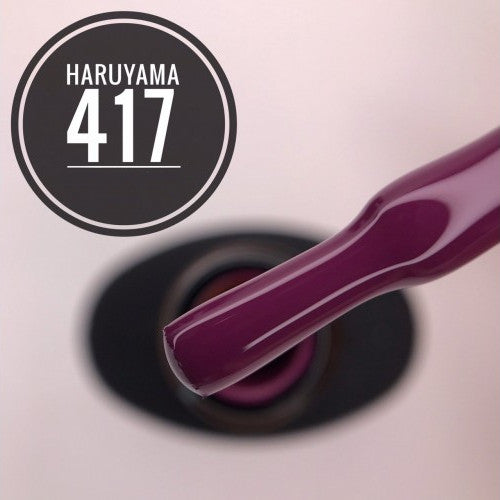 Haruyama Purple gel nail polish