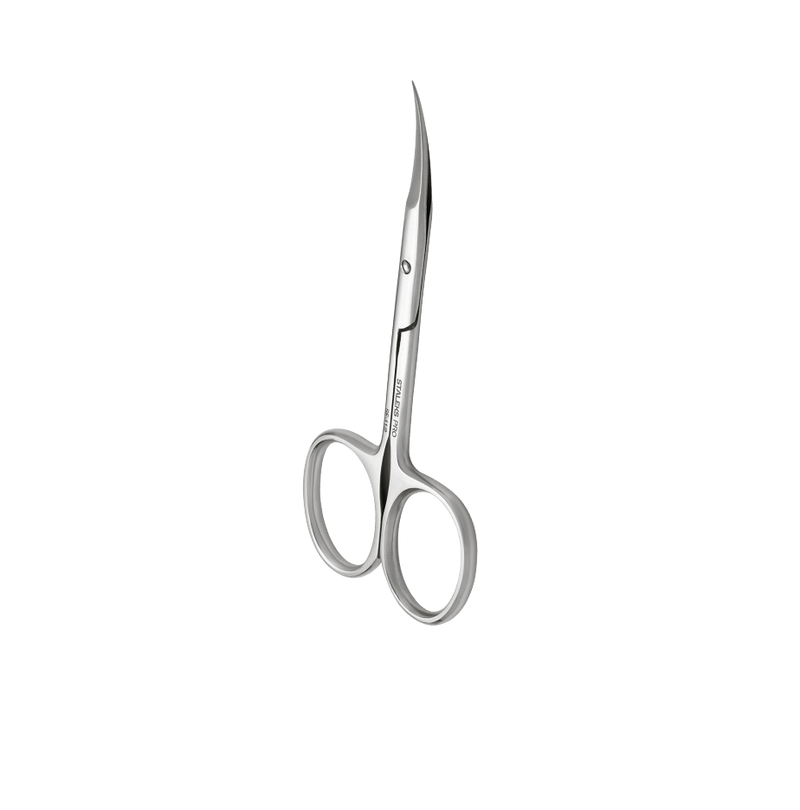 STALEKS PRO left handed cuticle scissors for manicures and pedicures