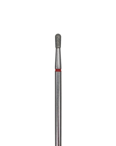 Small cone soft grit nail drill bit used for manicures and pedicure